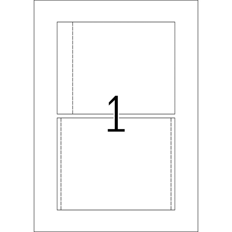 25 HERMA CD-Einleger 5036 weiß