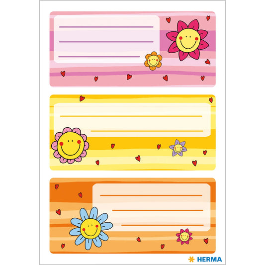 9 HERMA Schuletiketten 5593 Blume