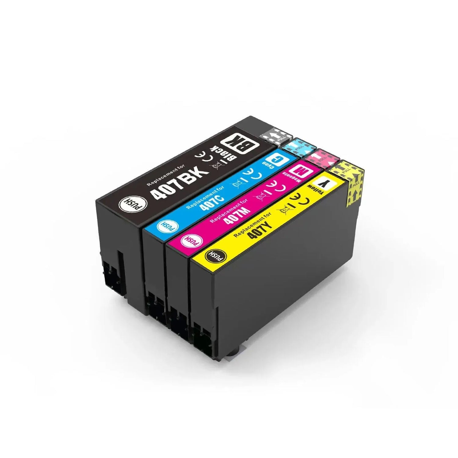 Tintenpatronen 407 XL  kompatibel mit Epson Workforce Pro WF4745 & WF4745DTWF
