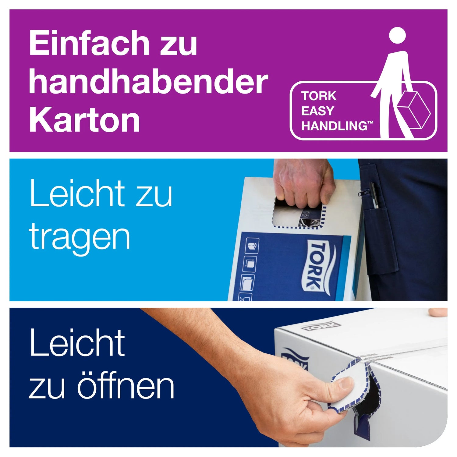 TORK Papierhandtücher 600297 Xpress® H2 Premium Extra Soft Interfold-Falzung 2-lagig 2.100 Tücher