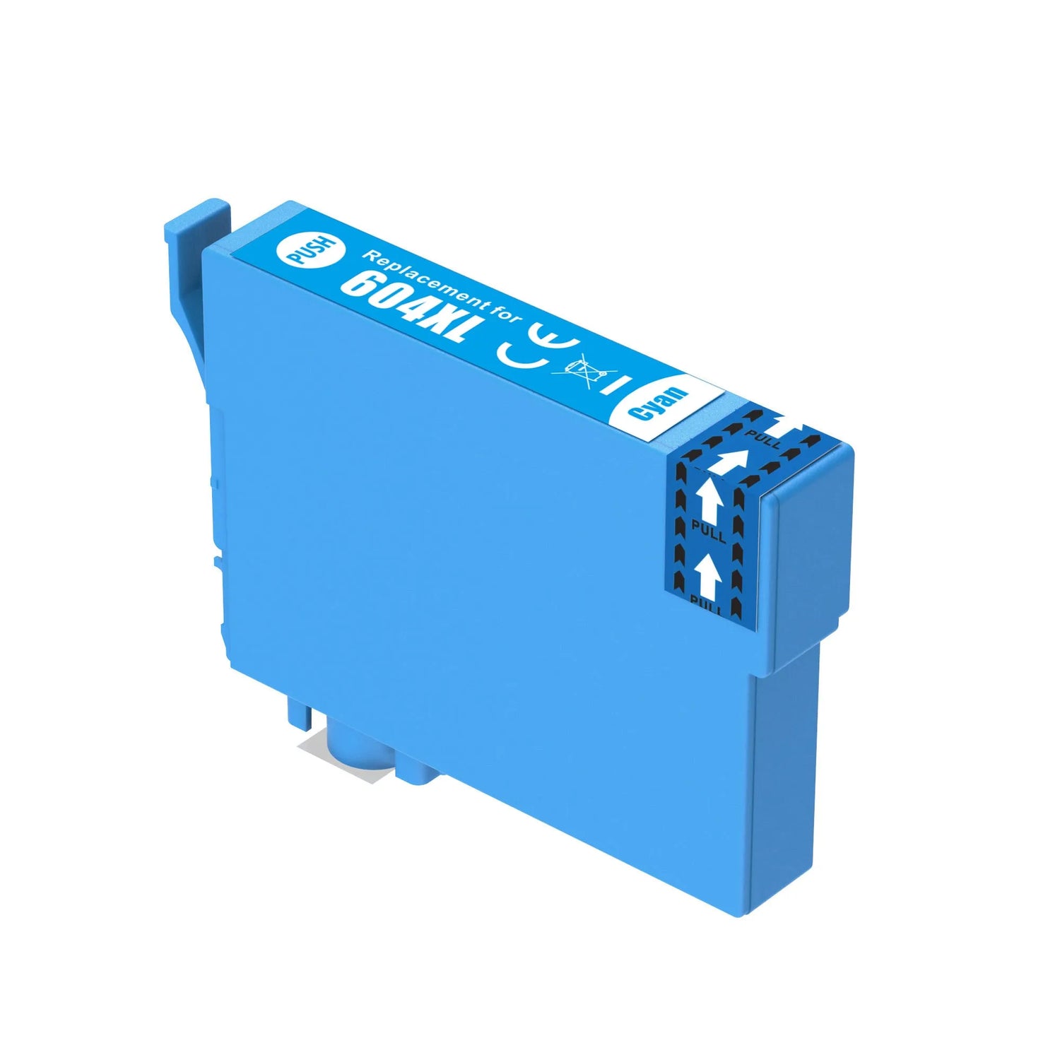 kompatible XXL Druckerpatrone von Wechselfaul als Ersatz für Epson 604XL cyan