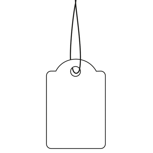 1.000 HERMA Hängeetiketten weiß 32,0 x 50,0 mm