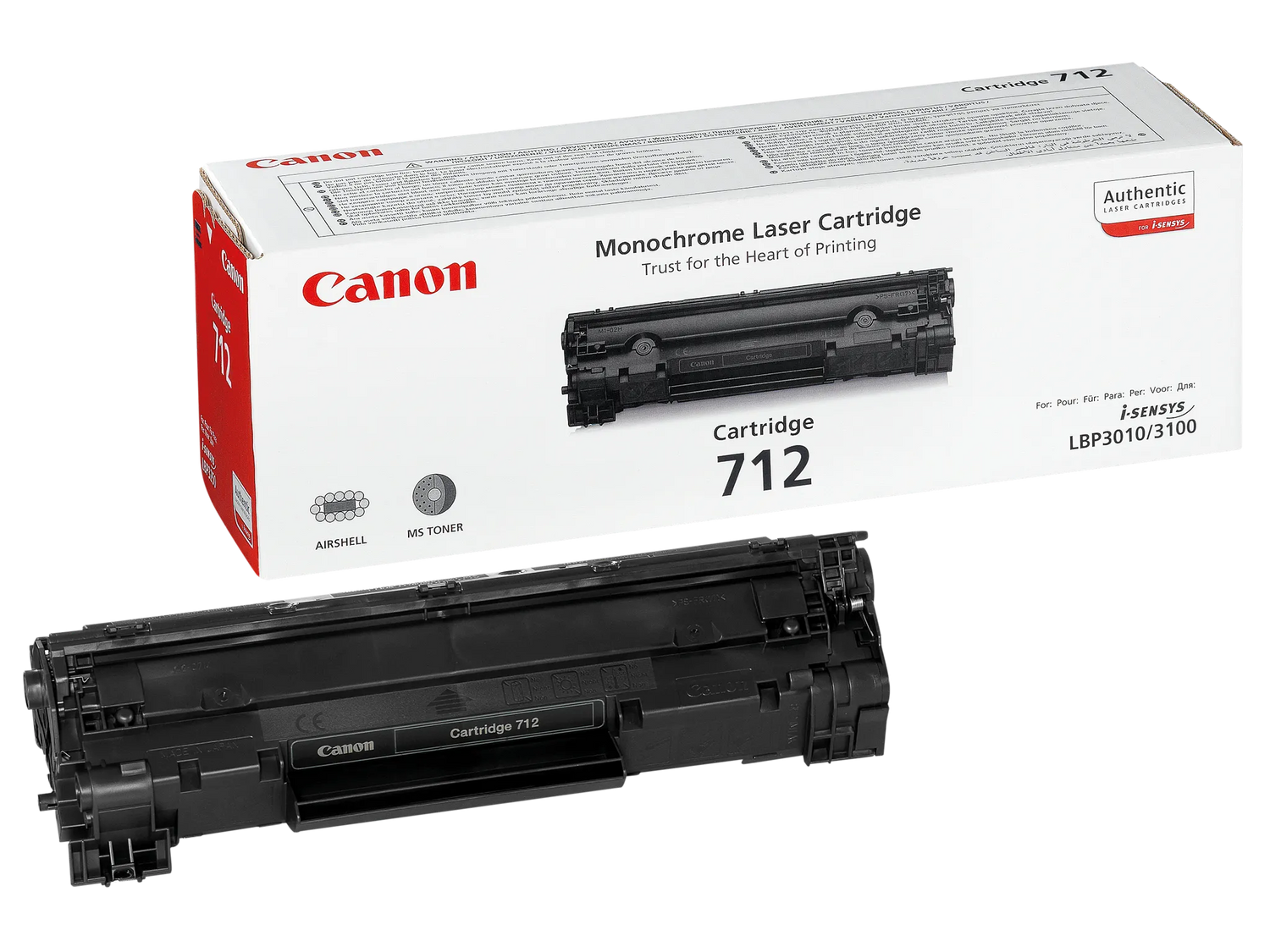 Canon 712 BK schwarz Toner