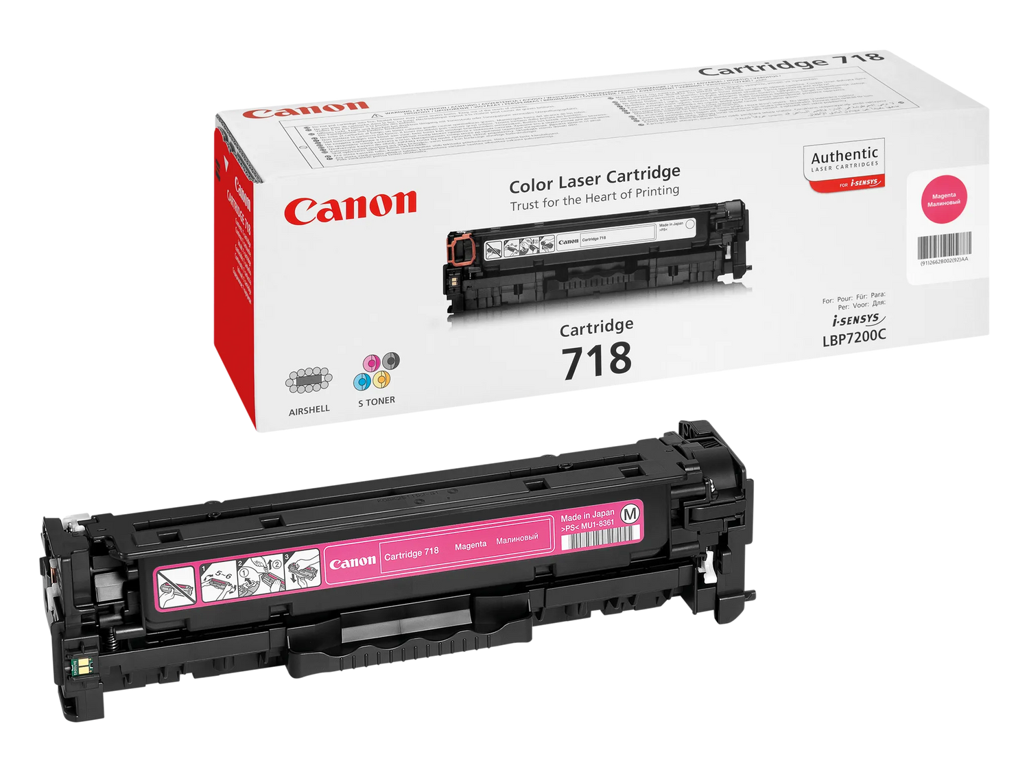 Canon 718 M magenta Toner