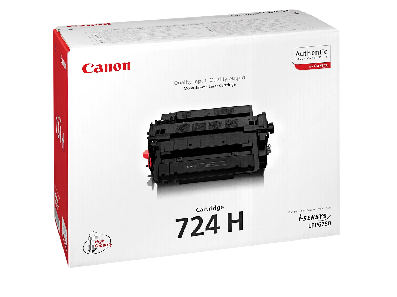 Canon 724H BK schwarz Toner