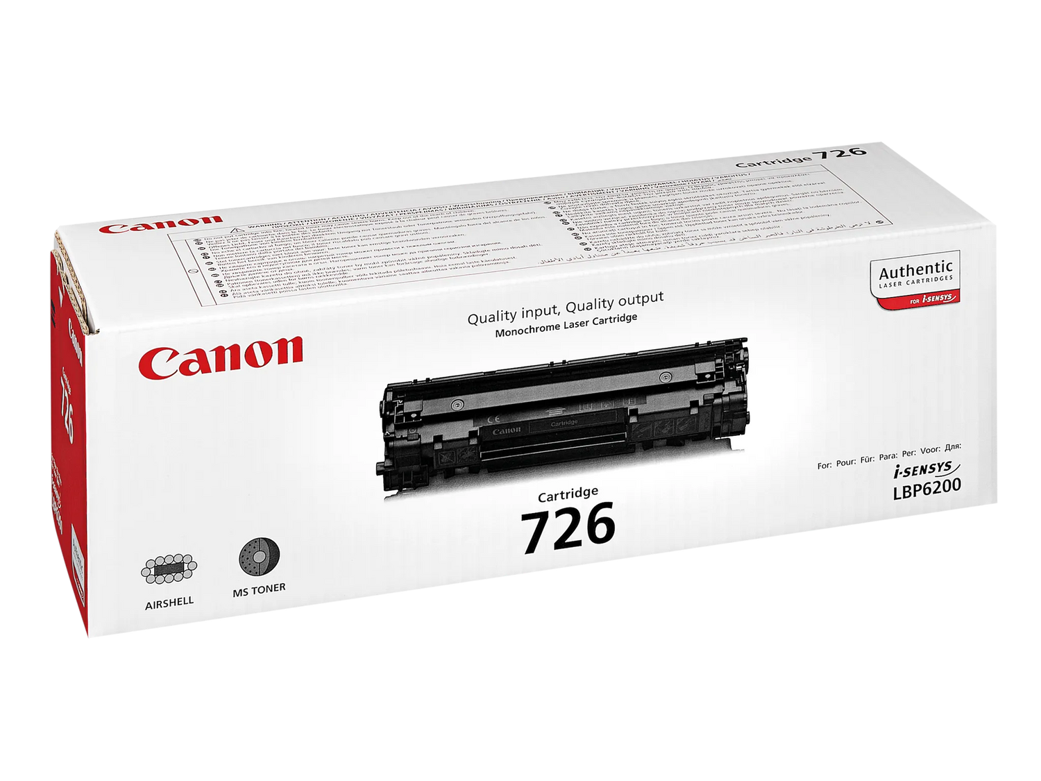 Canon 726 BK schwarz Toner