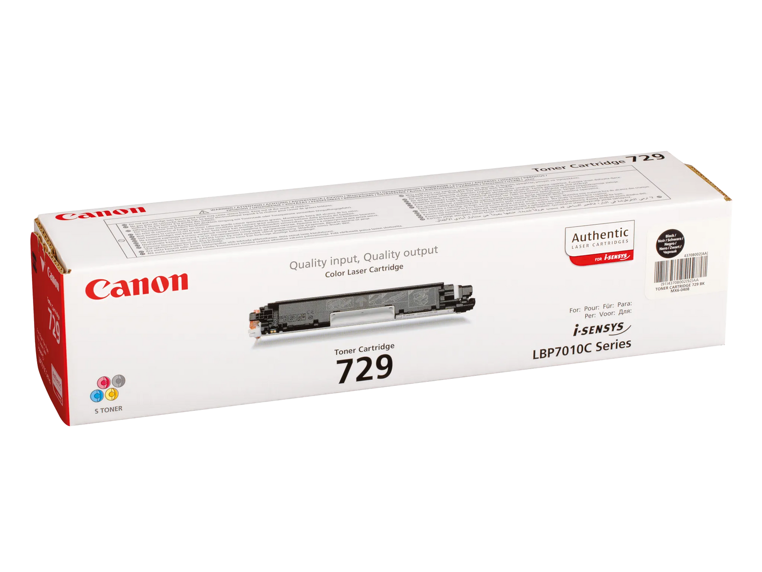 Canon 729 BK schwarz Toner