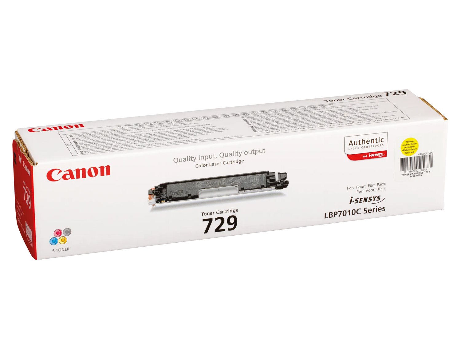 Canon 729 Y gelb Toner