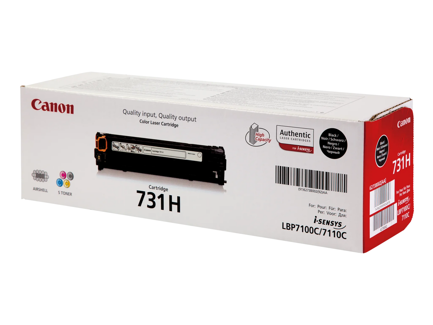 Canon 731H BK schwarz Toner