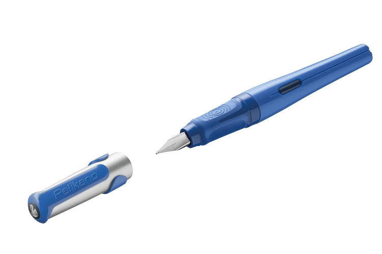 Pelikan Pelikano® Patronenfüller blau M (mittel) für Rechtshänder