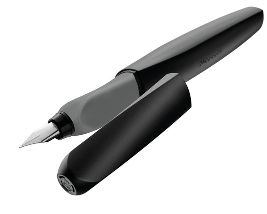 Pelikan Twist Patronenfüller schwarz M (mittel)  für Rechts-u. Linkshänder