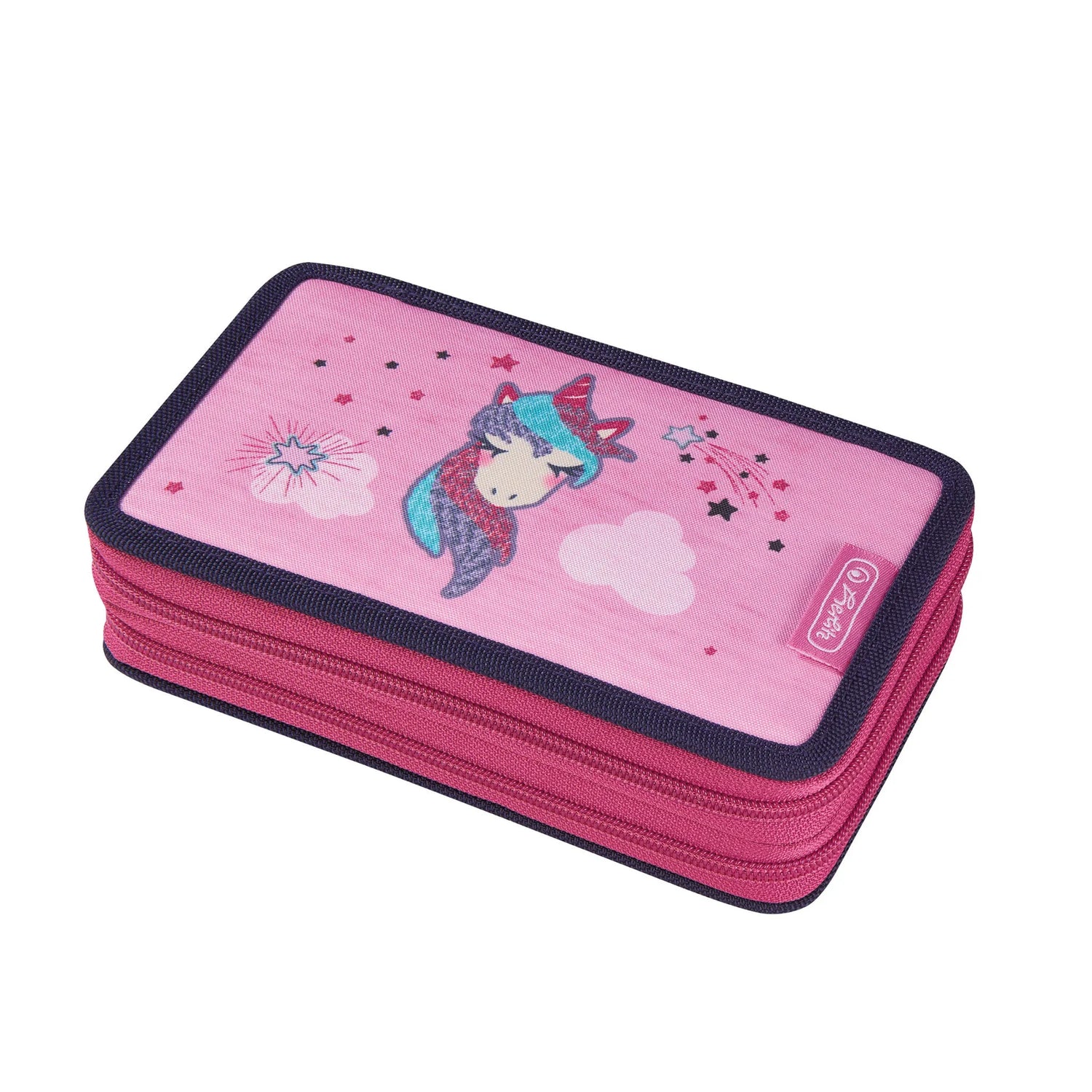 Herlitz Federmäppchen Unicorn Motiv, befüllt