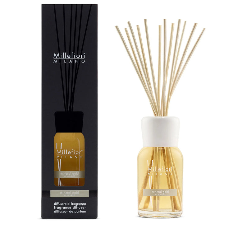 Millefiori Milano Duftdiffusor 100 ml / Raumduft Mineral Gold
