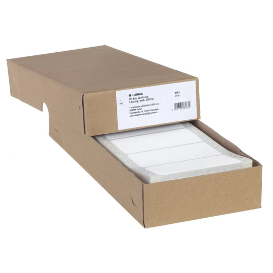 2.000 HERMA Computer-Endlosetiketten 8163 weiß