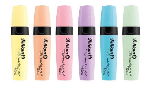 6 Pelikan 490 Textmarker farbsortiert pastell