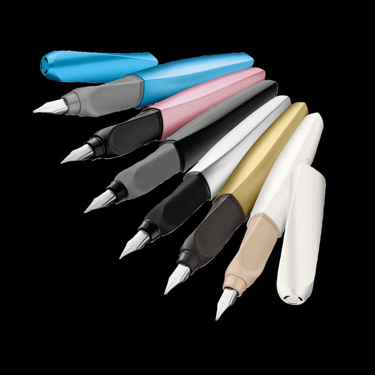 Pelikan Twist Patronenfüller schwarz M (mittel)  für Rechts-u. Linkshänder