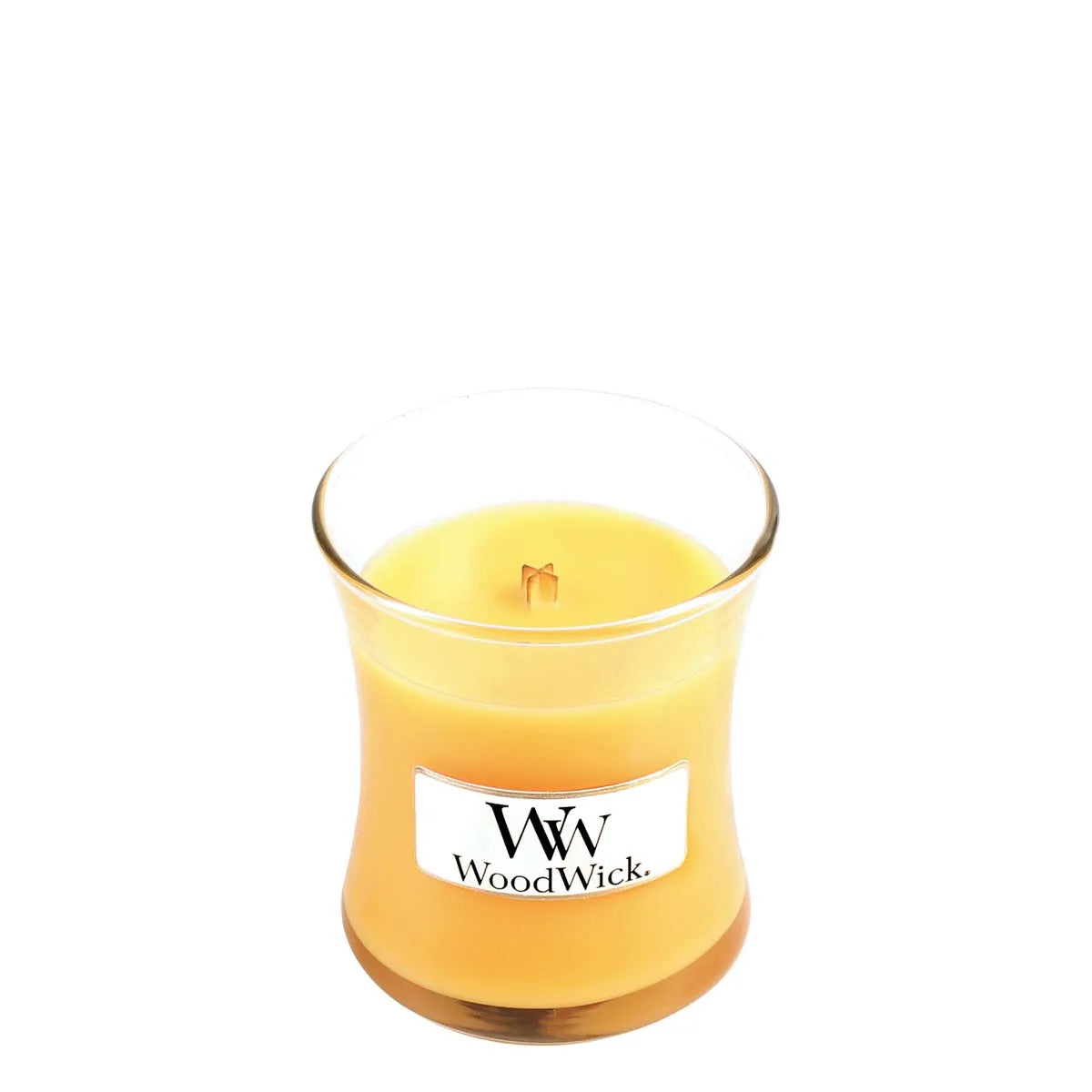 WoodWick knisternde Kerze Seaside Mimosa klein 85g Brenndauer bis zu 20 Std
