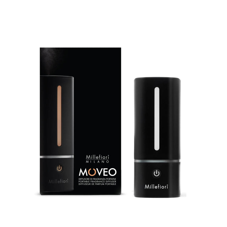 Millefiori Moveo tragbarer Diffuser mit Farbwechsler schwarz matt ohne Wasser!