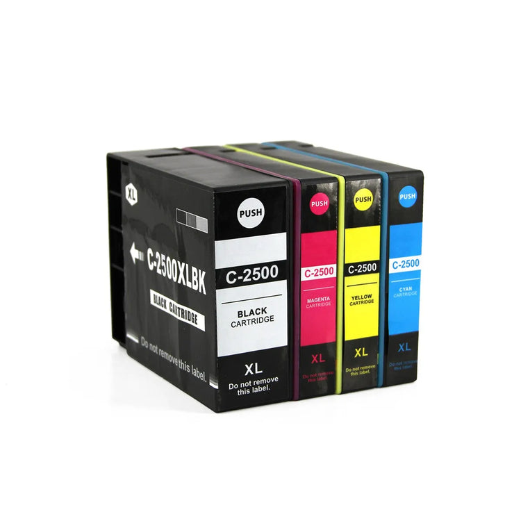 4 XL kompatible Druckerpatronen von Wechselfaul als Ersatz für Canon PGI-2500 XL