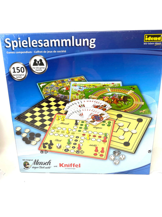 Idena 150 Spielesammlung -Set ab 6 Jahren mit den Klassikern