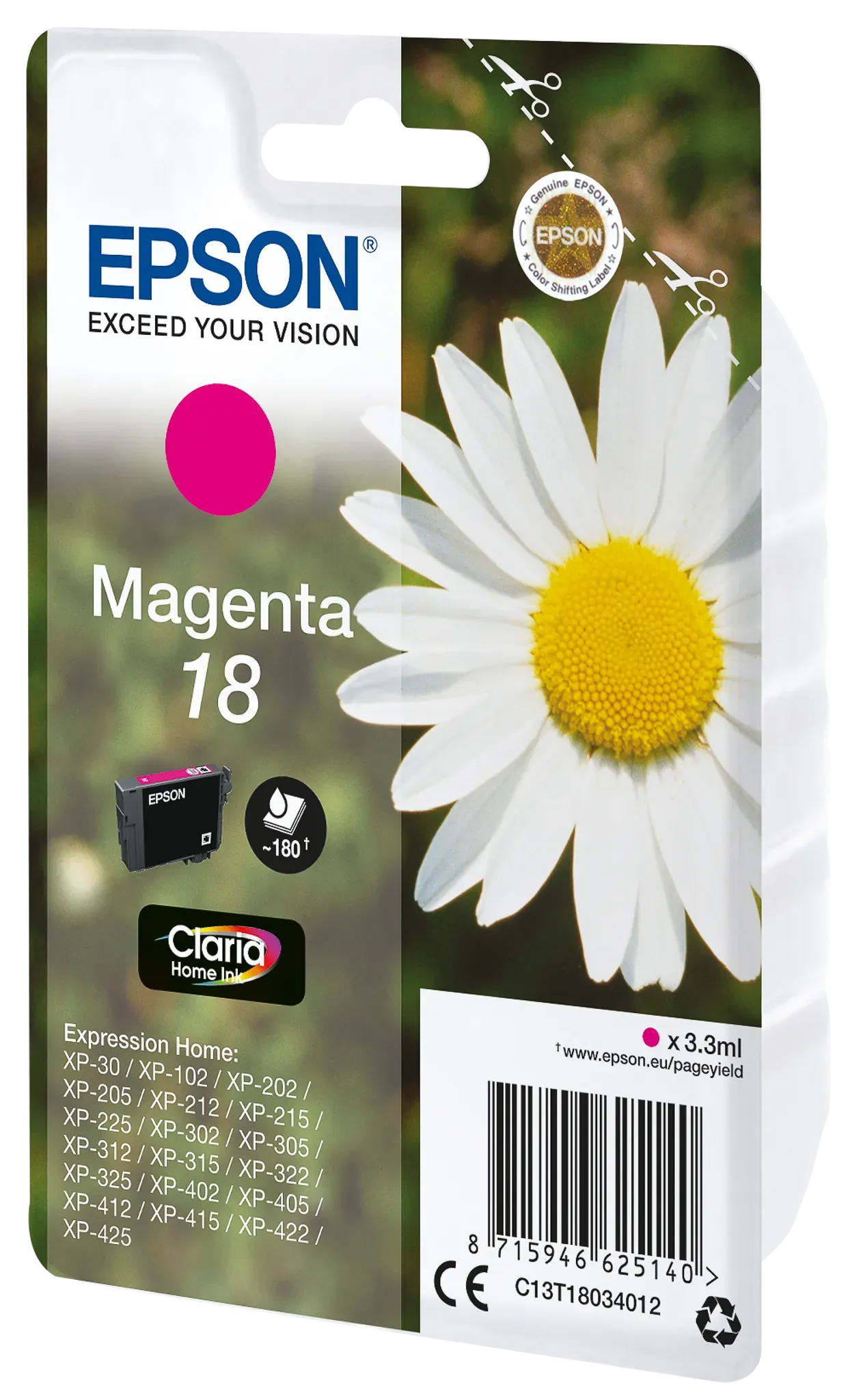 EPSON 18 / T1803 magenta Tintenpatrone