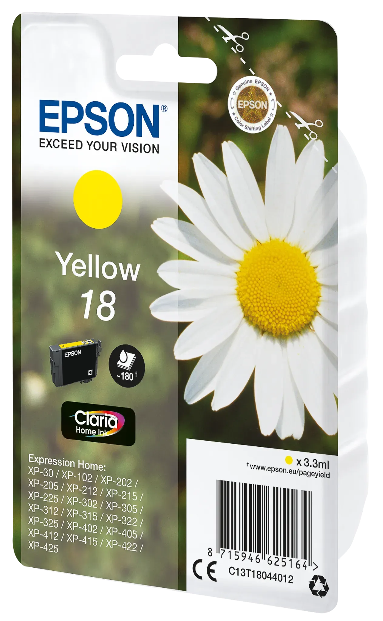 EPSON 18 / T1804 gelb Tintenpatrone