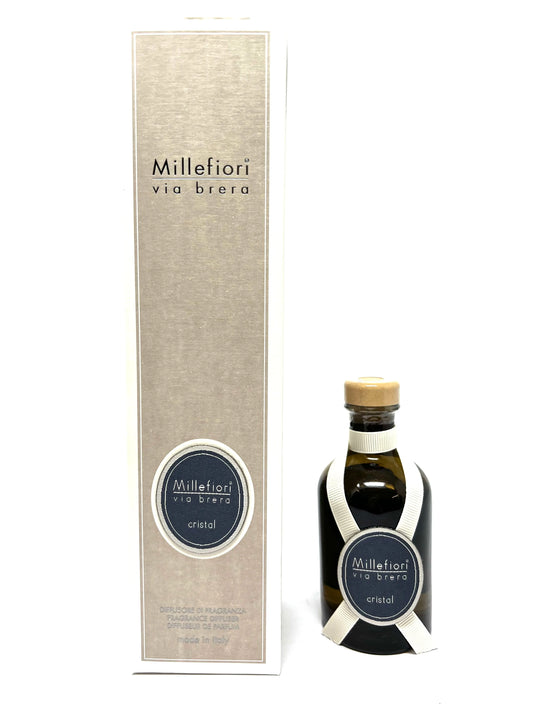 Millefiori Cristal Via Brera Diffuser 100ml mit Stoffschleife