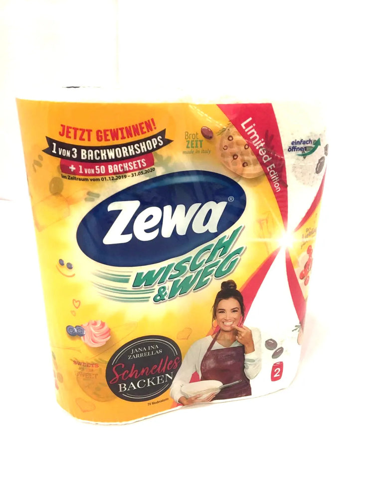 Zewa Küchenrollen WISCH&WEG Fun Design 2-lagig, 2 Rollen