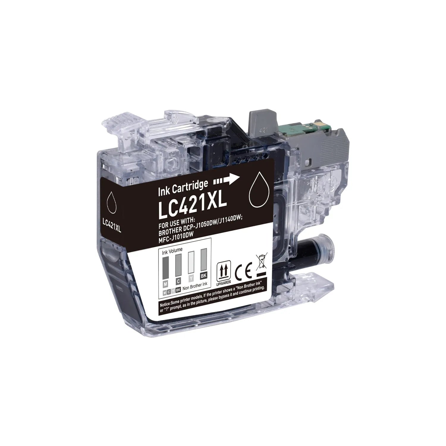 4 kompatible Druckerpatronen von Wechselfaul als Ersatz für Brother LC-421XL LC421XL