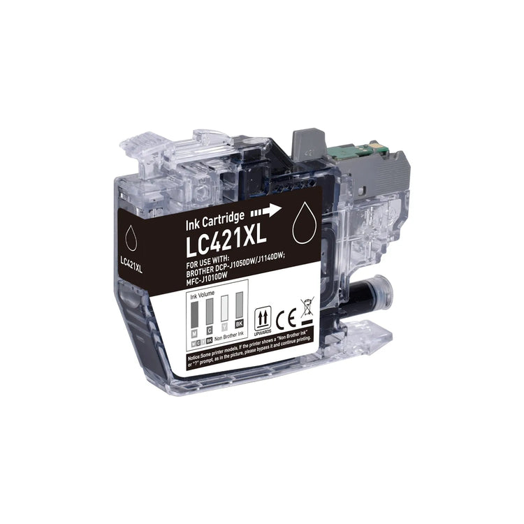 4 kompatible Druckerpatronen von Wechselfaul als Ersatz für Brother LC-421XL LC421XL