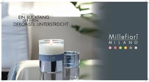Millefiori Milano Duftkerzen, Cold Water bis zu 80 Std Brenndauer