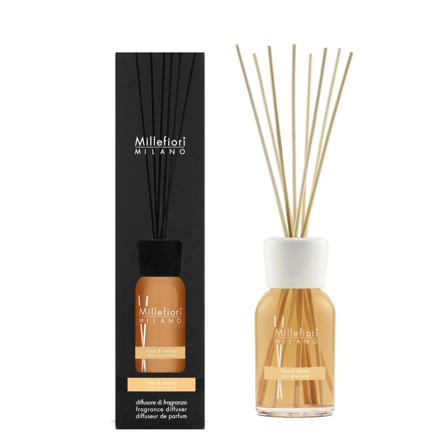 Millefiori Milano Duftdiffusor 100 ml / Raumduft Lime & Vetiver