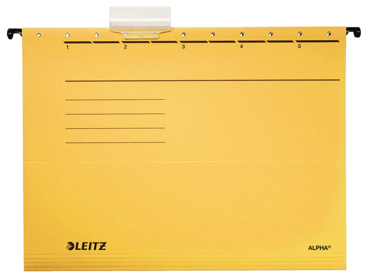 5 LEITZ Hängemappen ALPHA® 1985 gelb