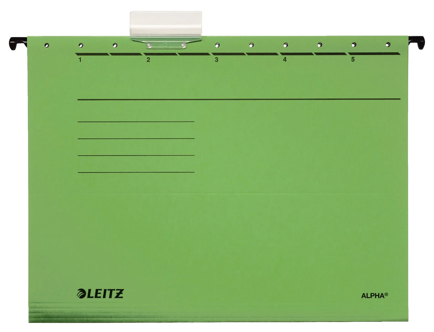 5 LEITZ Hängemappen ALPHA® 1985 grün