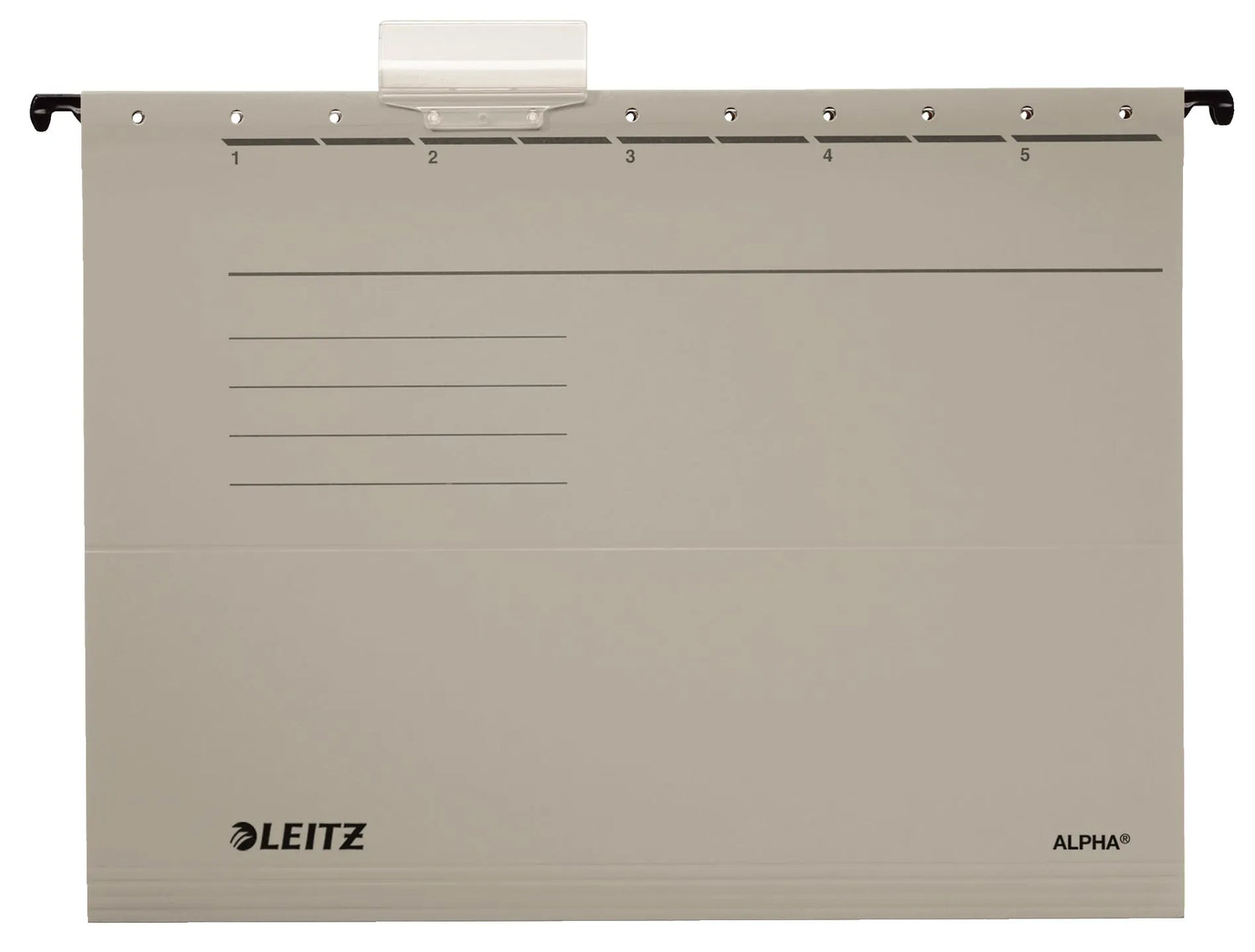 5 LEITZ Hängemappen ALPHA® 1985 grau