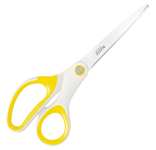 LEITZ Schere WOW Titan 20,5 cm gelb-weiß
