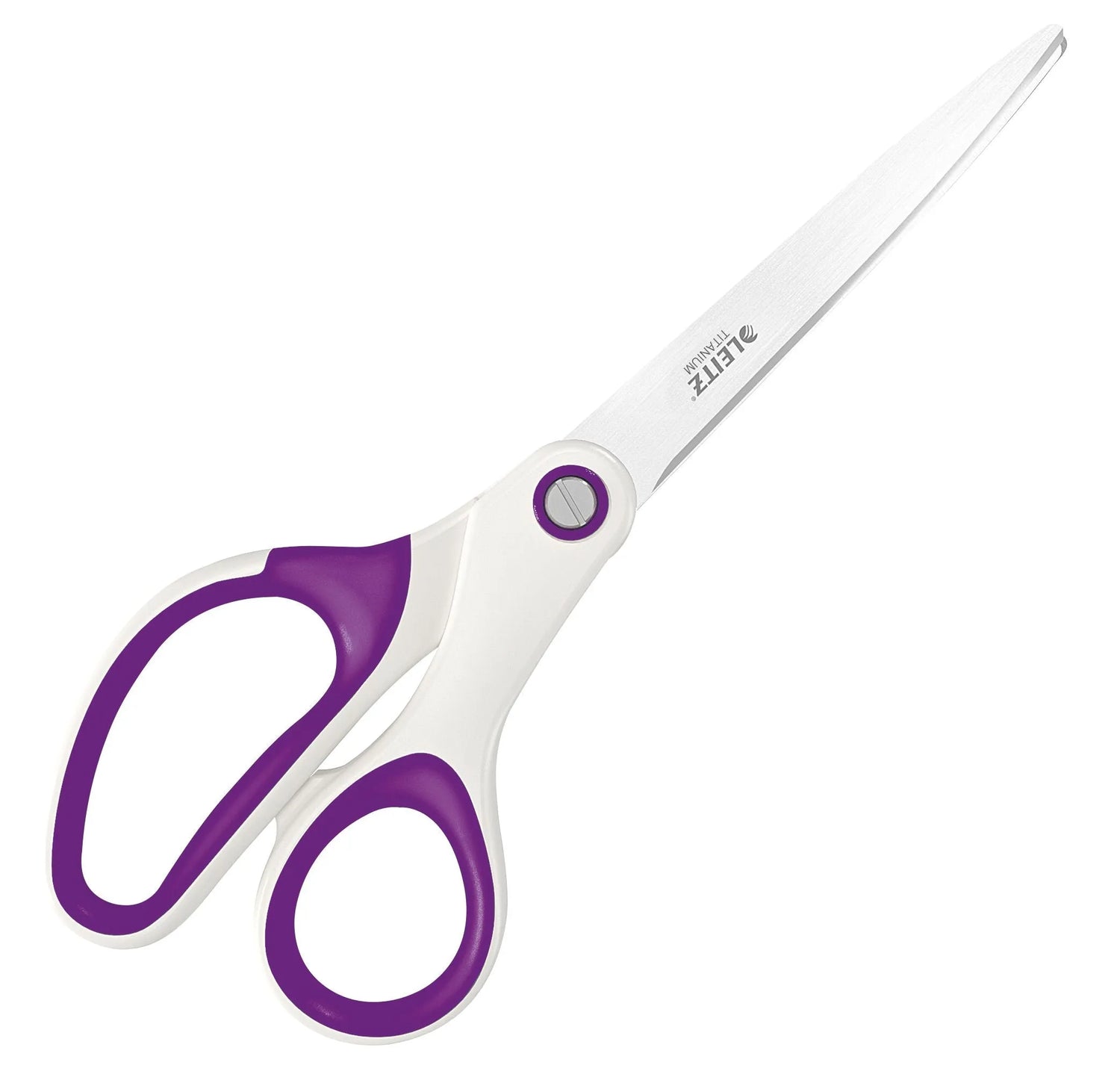 LEITZ Schere WOW Titan 20,5 cm lila-weiß