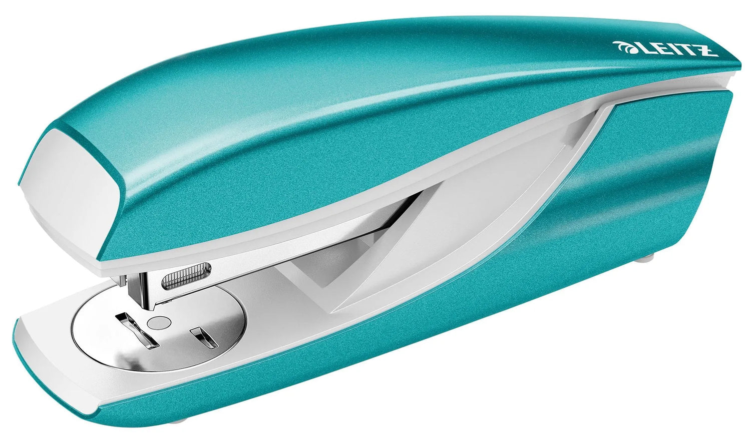 LEITZ Heftgerät NeXXt 5502 WOW eisblau-metallic