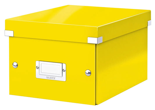 LEITZ Click & Store Aufbewahrungsbox 7,4 l gelb 21,6 x 28,2 x 16,0 cm Format: DIN A5 quer