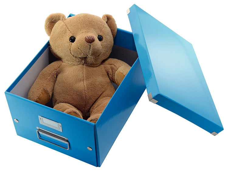 LEITZ Click & Store Aufbewahrungsbox 16,7 l blau 28,1 x 36,9 x 20,0 cm Format: DIN A4 quer