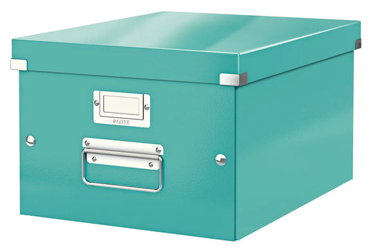 LEITZ Click & Store Aufbewahrungsbox 16,7 l eisblau 28,1 x 36,9 x 20,0 cm Format: DIN A4 quer