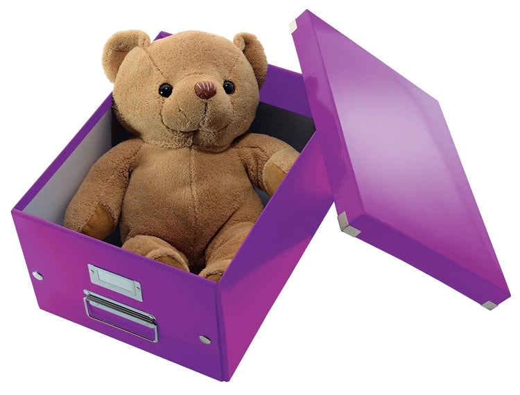 LEITZ Click & Store Aufbewahrungsbox 16,7 l lila 28,1 x 36,9 x 20,0 cm Format: DIN A4 quer