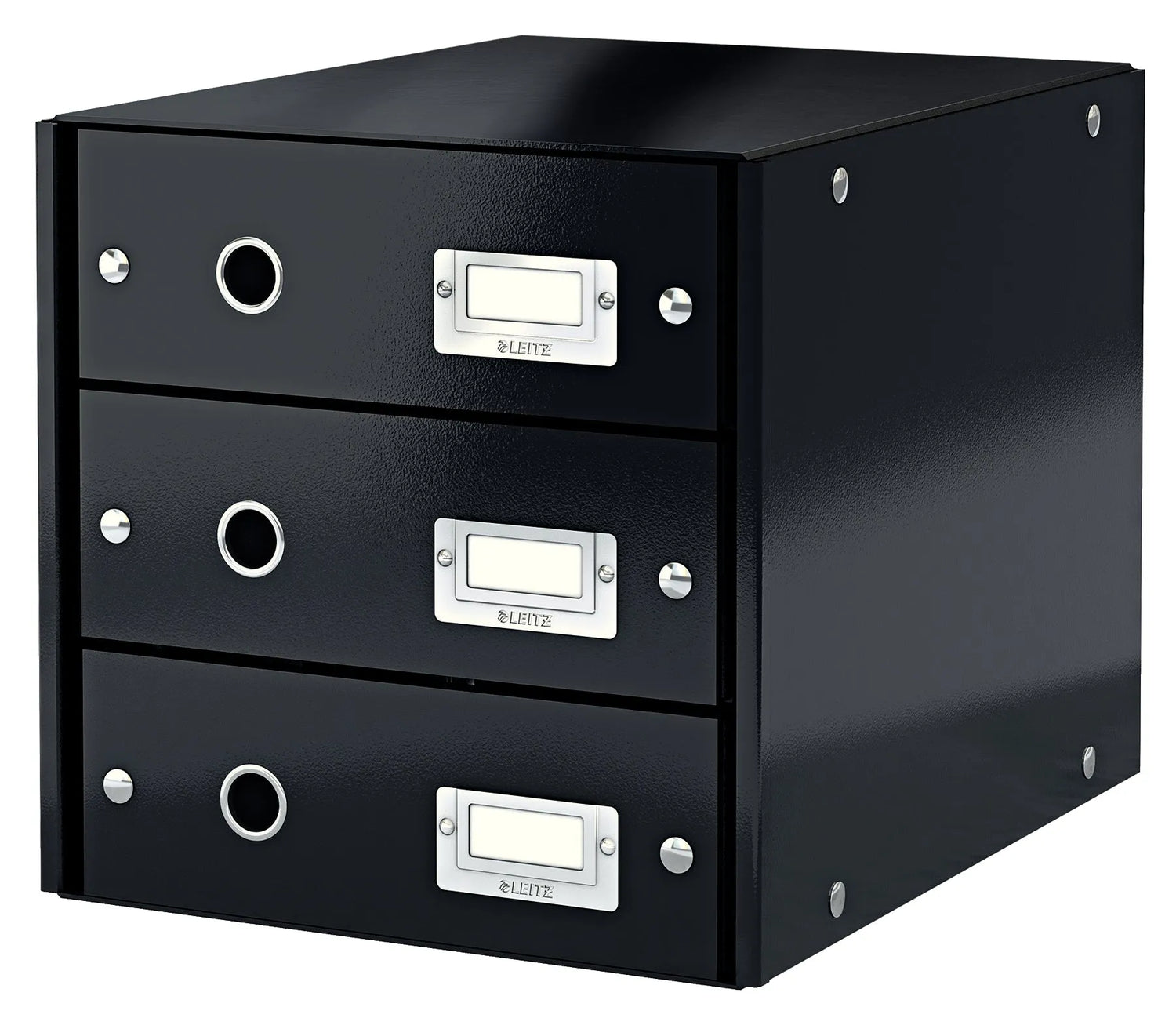 LEITZ Schubladenbox Click & Store schwarz DIN A4 mit 3 Schubladen