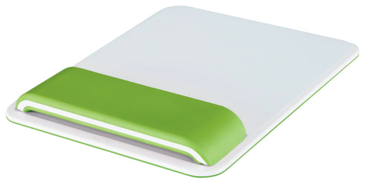 LEITZ Mousepad mit Handgelenkauflage Ergo WOW weiß, grün