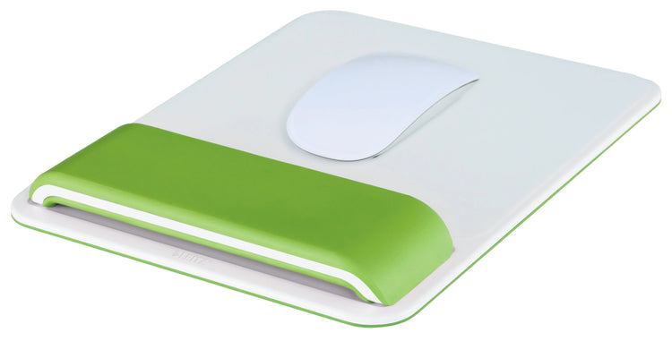 LEITZ Mousepad mit Handgelenkauflage Ergo WOW weiß, grün