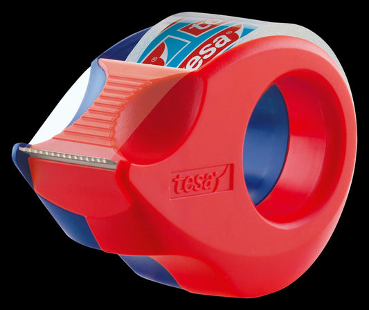 tesa Klebefilmabroller Mini-Abroller rot/blau  10m x 19mm