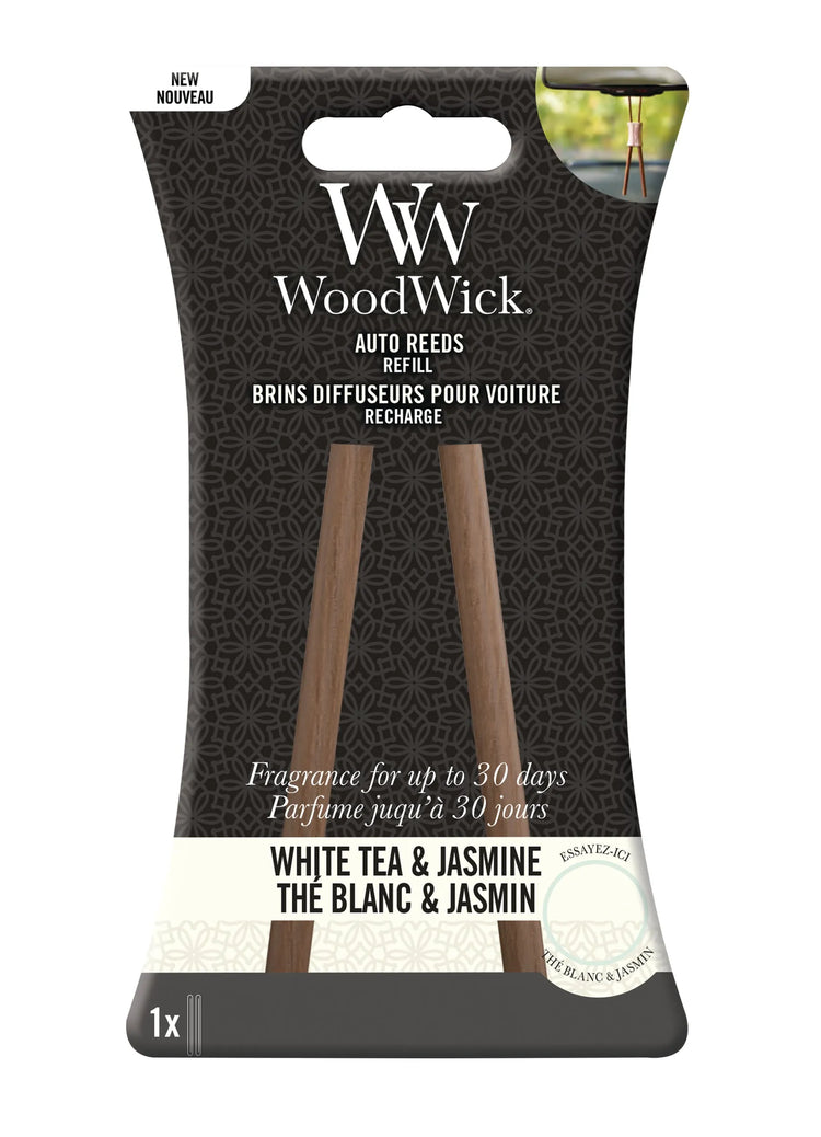 WoodWick Autoduft Nachfüller white Tea & Jasmine Stäbchen