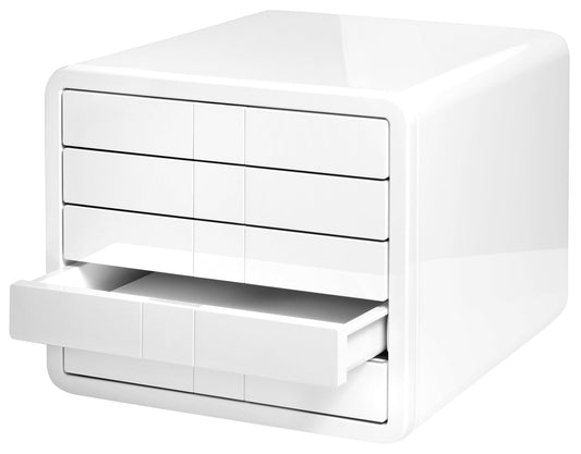 HAN Schubladenbox iBox weiß DIN C4 mit 5 Schubladen
