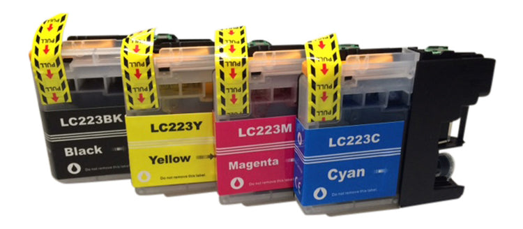 Multipack kompatible Druckerpatronen von Wechselfaul als Ersatz für Brother LC223 LC-223