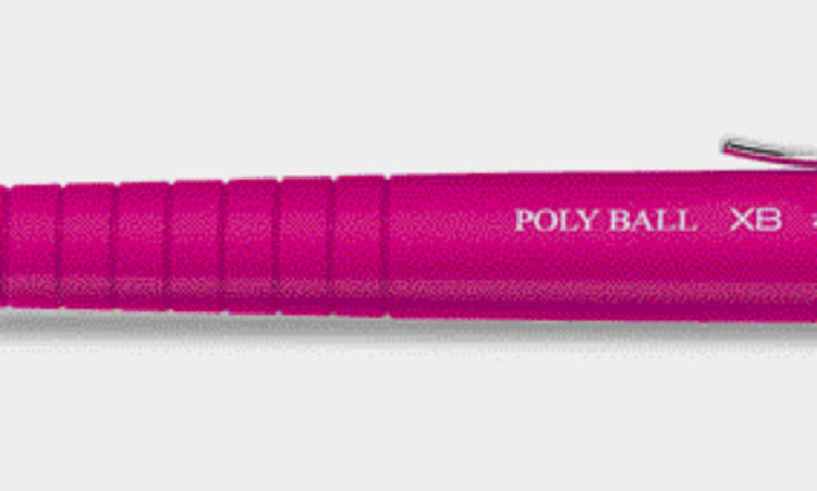 FABER-CASTELL Kugelschreiber POLY BALL XB pink Schreibfarbe blau